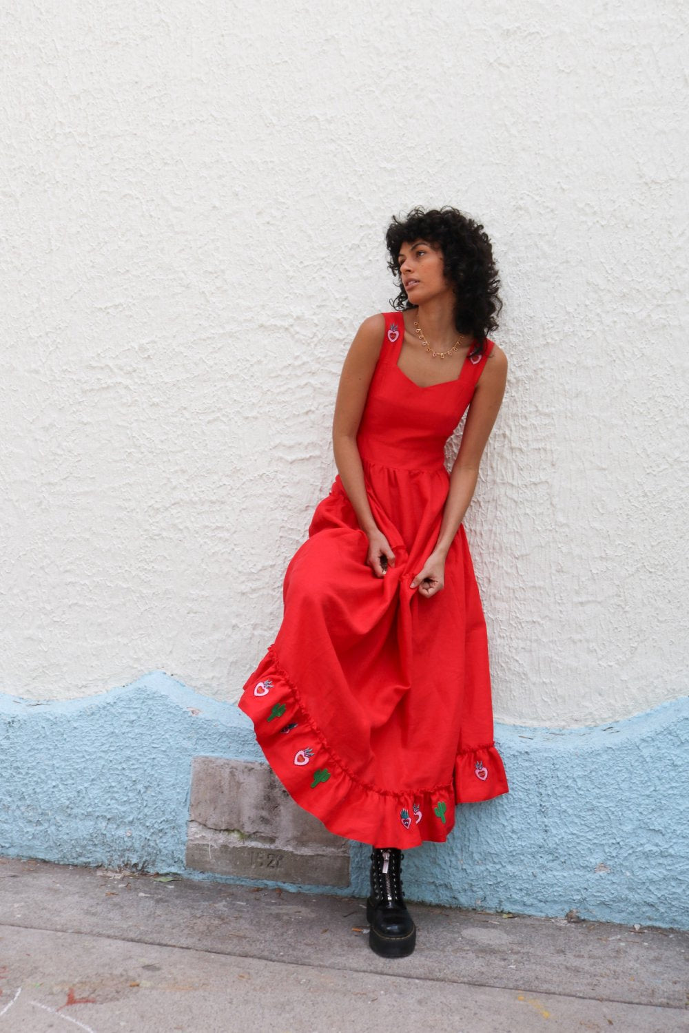 Scarlet Salsa Dress Dress Tea & Tequila
