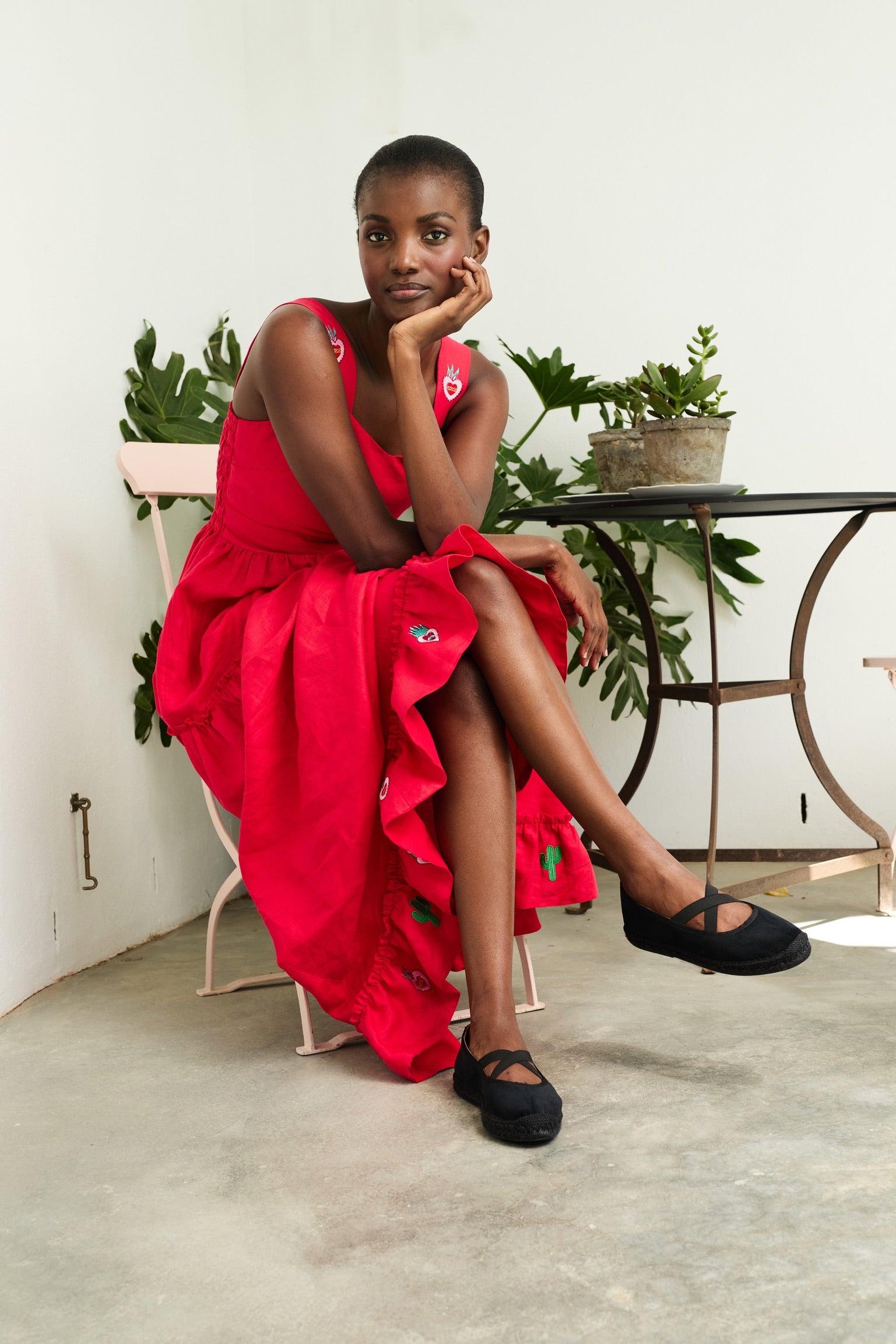Scarlet Salsa Dress Dress Tea & Tequila