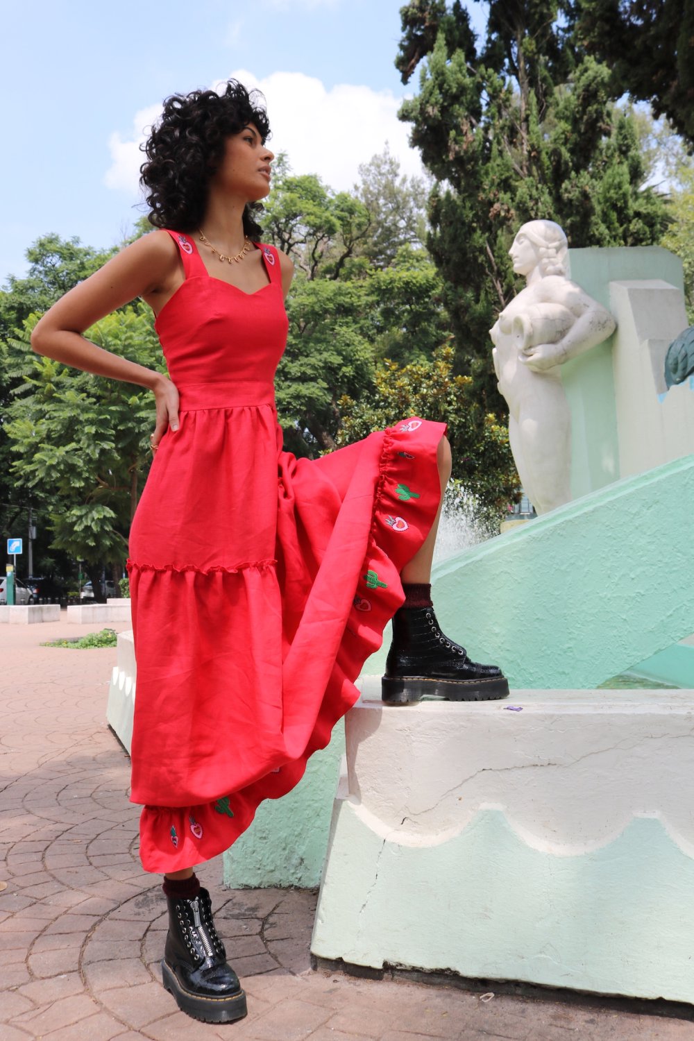 Scarlet Salsa Dress Dress Tea & Tequila