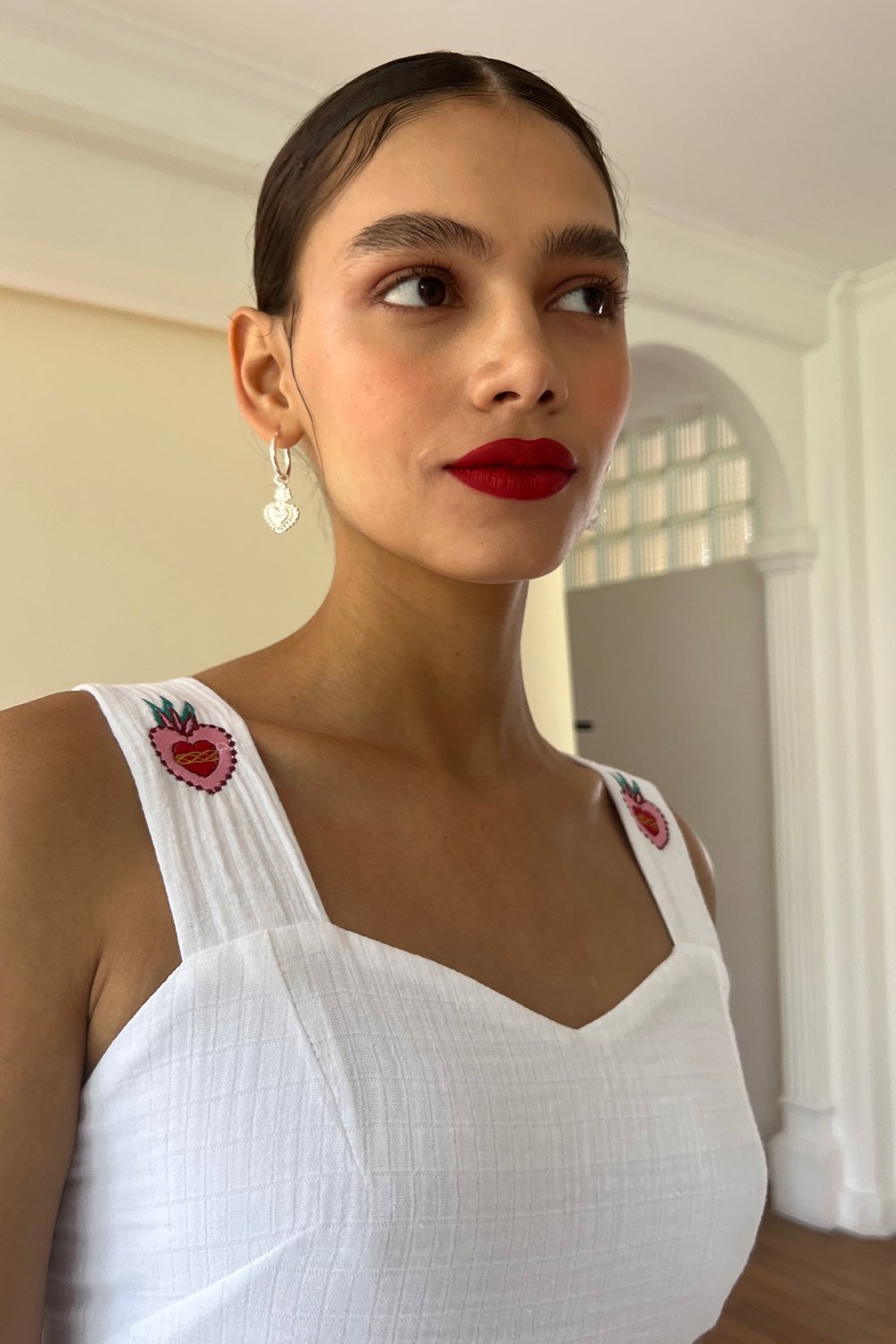 Silver Sacred Heart Hoops