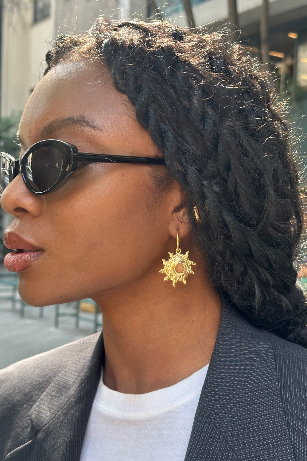 Solecita Hoops in Gold