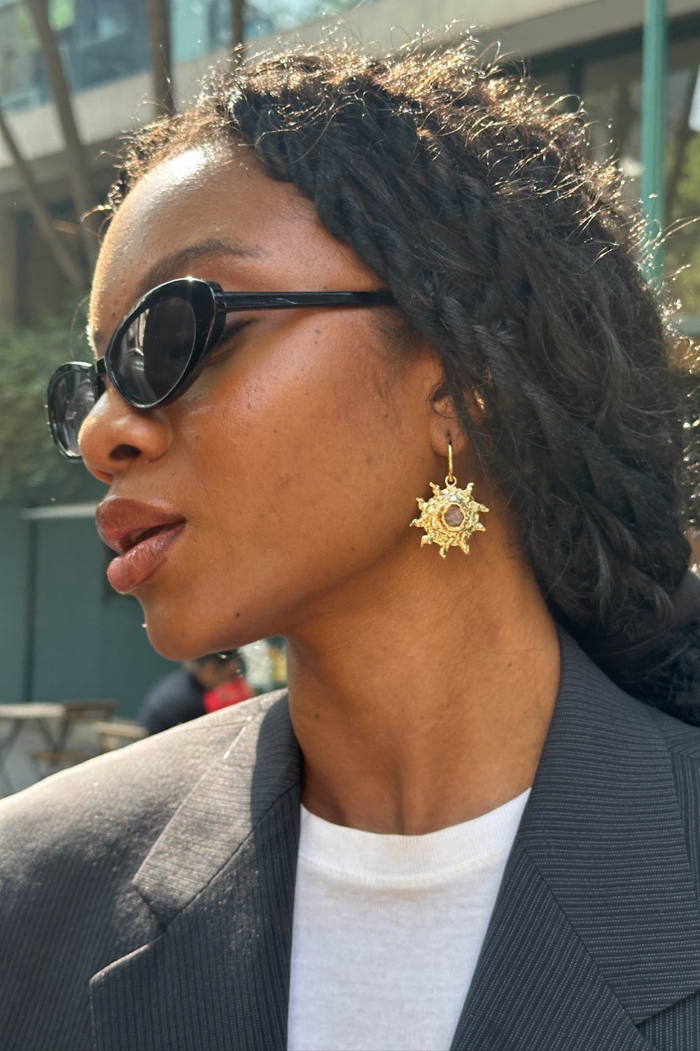 Solecita Hoops in Gold