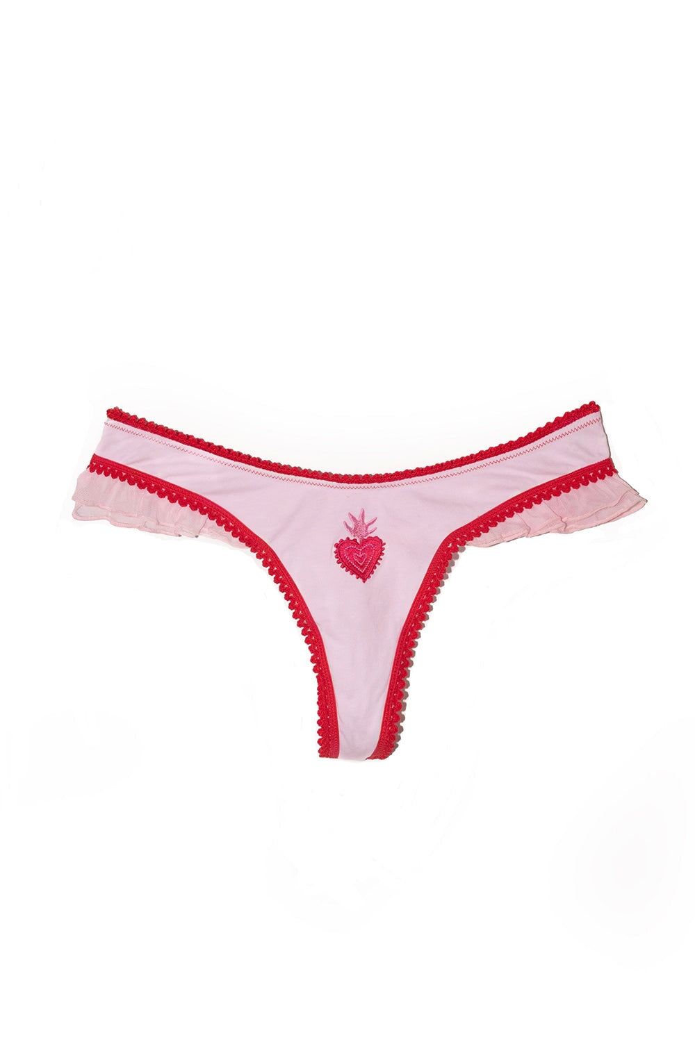 T&T X THE CHEEK HEART THONG