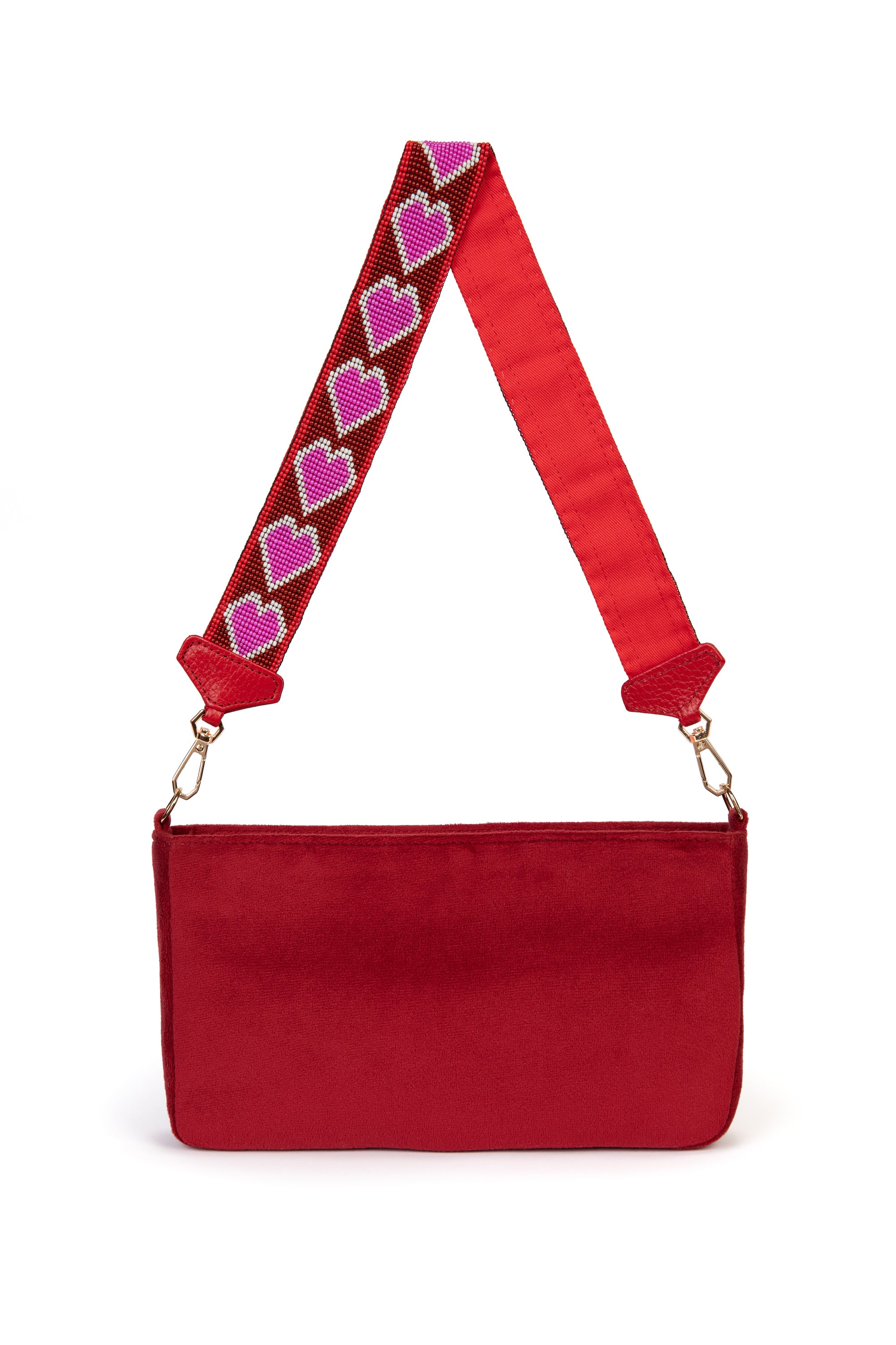 Red Heart Bag in Velvet - Tea & Tequila