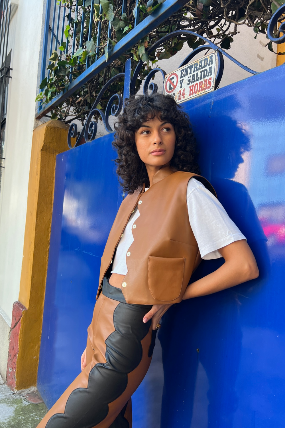 Dulce Scallop Trousers In Cactus - Tea & Tequila
