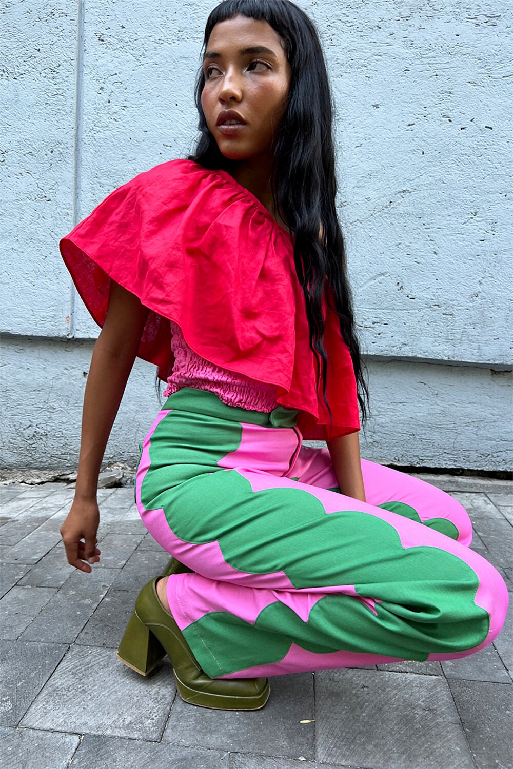 Jimena Scallop Trousers