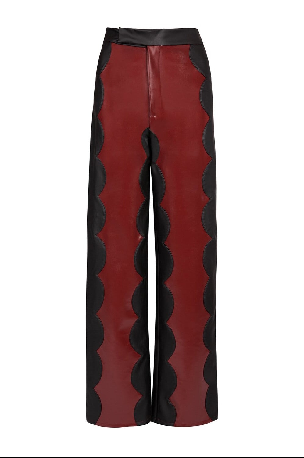 Vino Scallop Trousers In Cactus