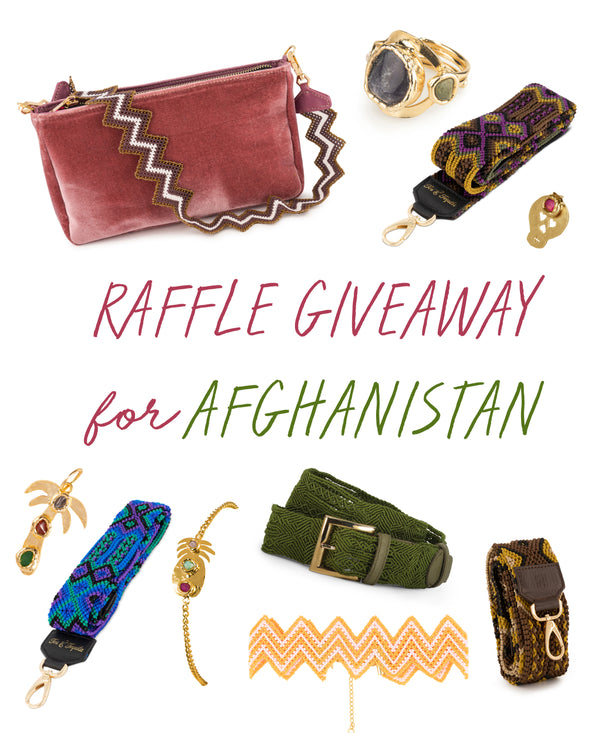 Afghan Aid Raffle Giveaway | The Refugee Crisis with Jaz O'Hara of The Worldwide Tribe