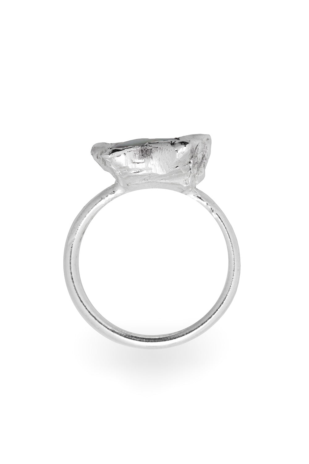 Pearl Star Ring in Silver