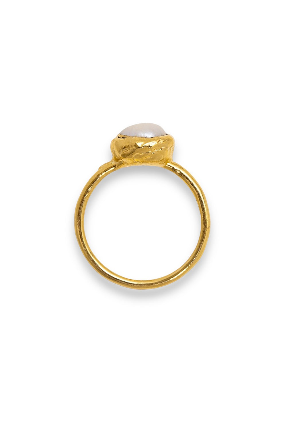 Pearl Ring in Gold