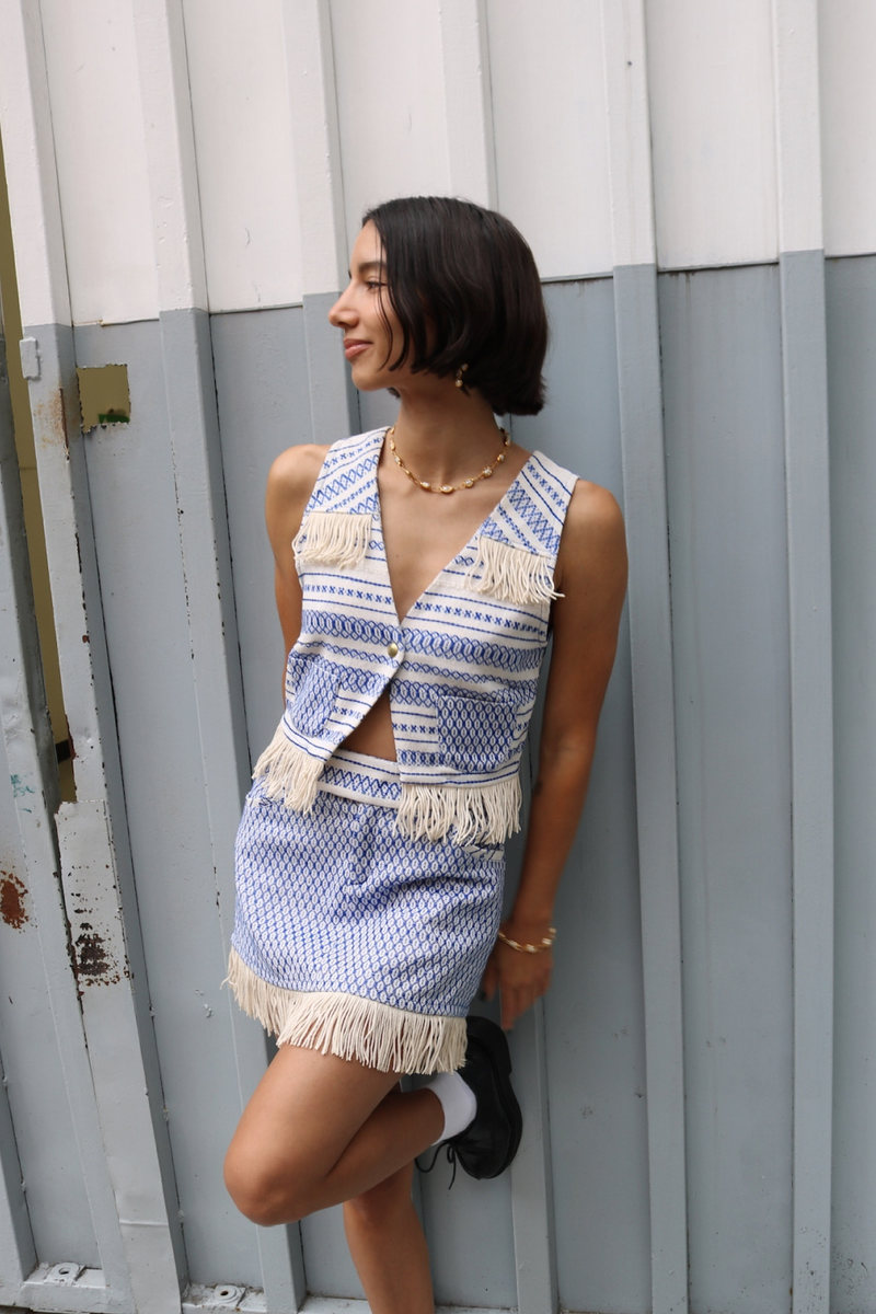 Azul Tassel Vest - Tea & Tequila