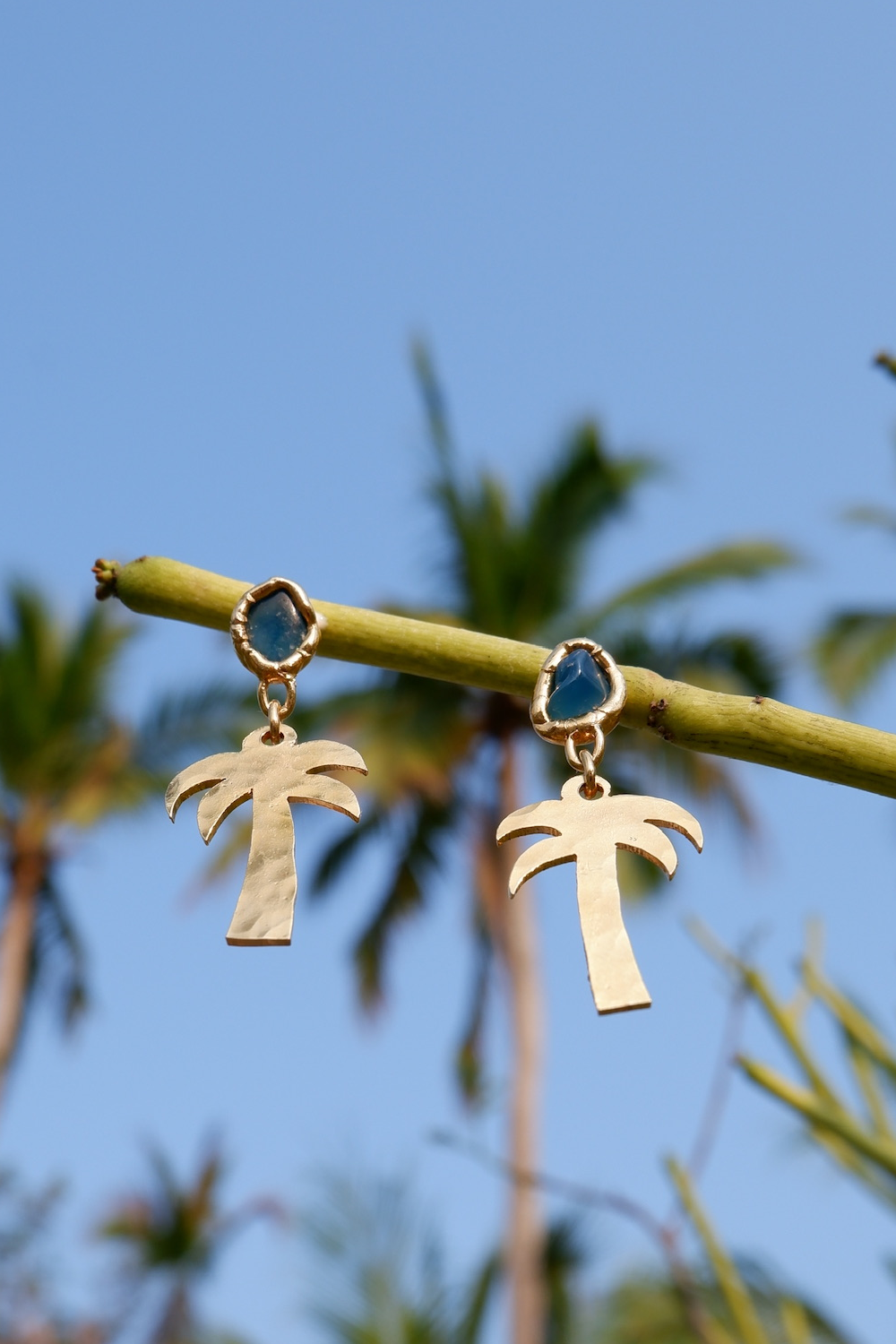 Palm Tree Earrings - Tea & Tequila