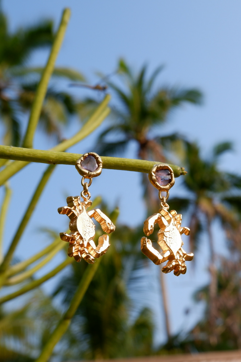 Crab Earrings - Tea & Tequila