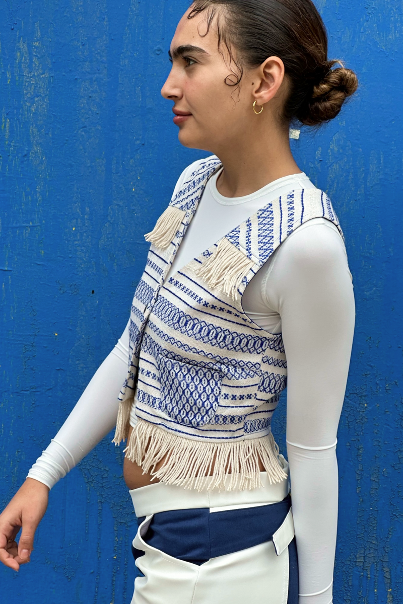 Azul Tassel Vest - Tea & Tequila