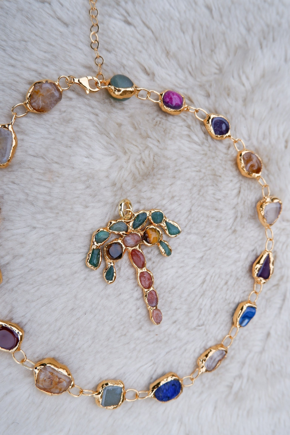 Palmera Charm in Gold