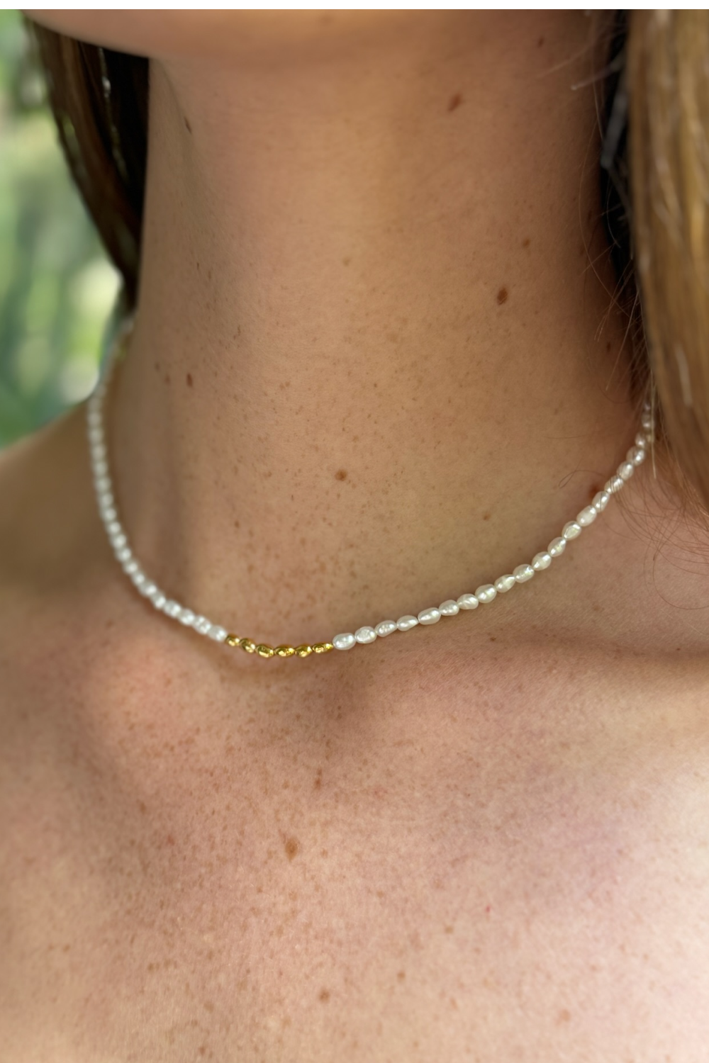 Freshwater Pearl Necklace - Tea & Tequila