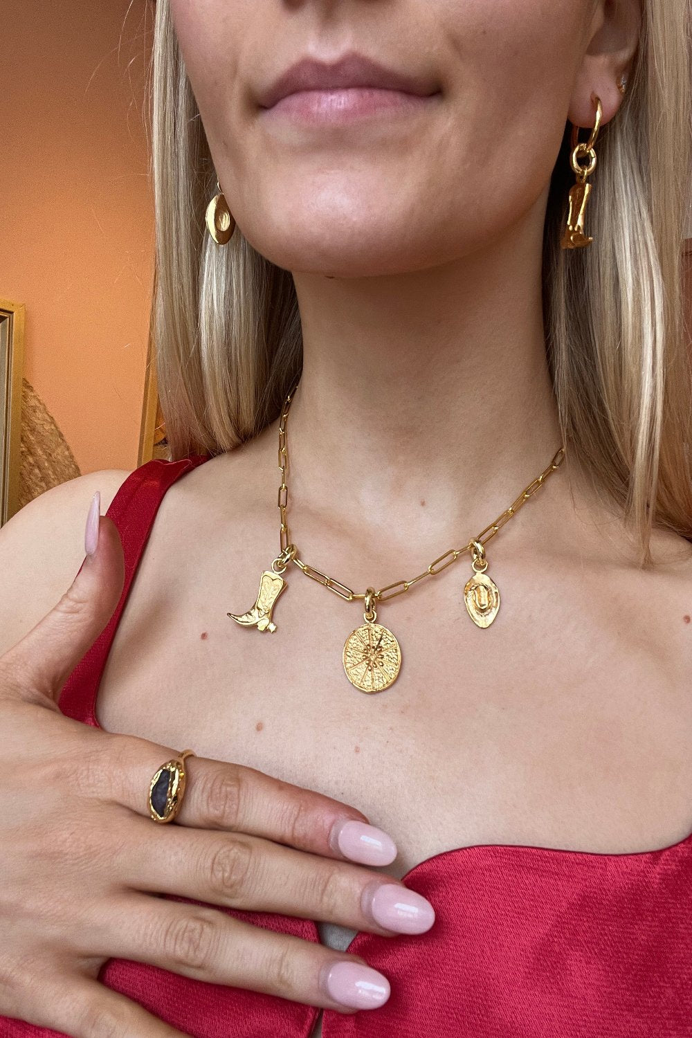 Cowboy Charms in Gold