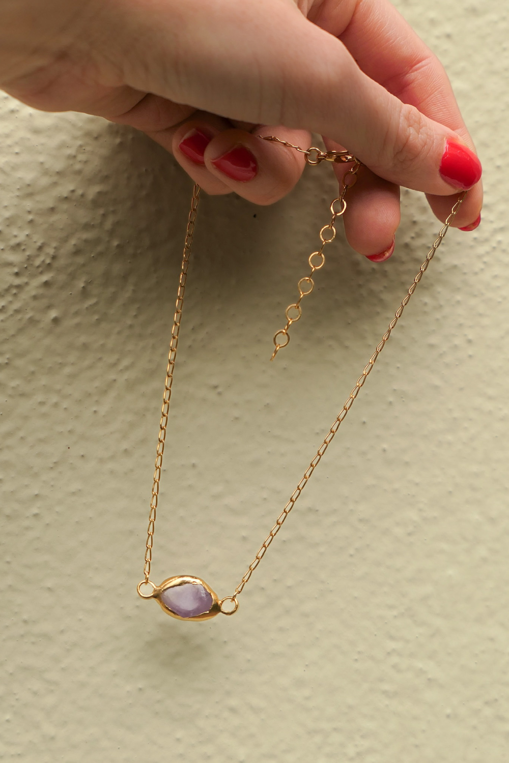Amethyst Chakra Necklace - Tea & Tequila