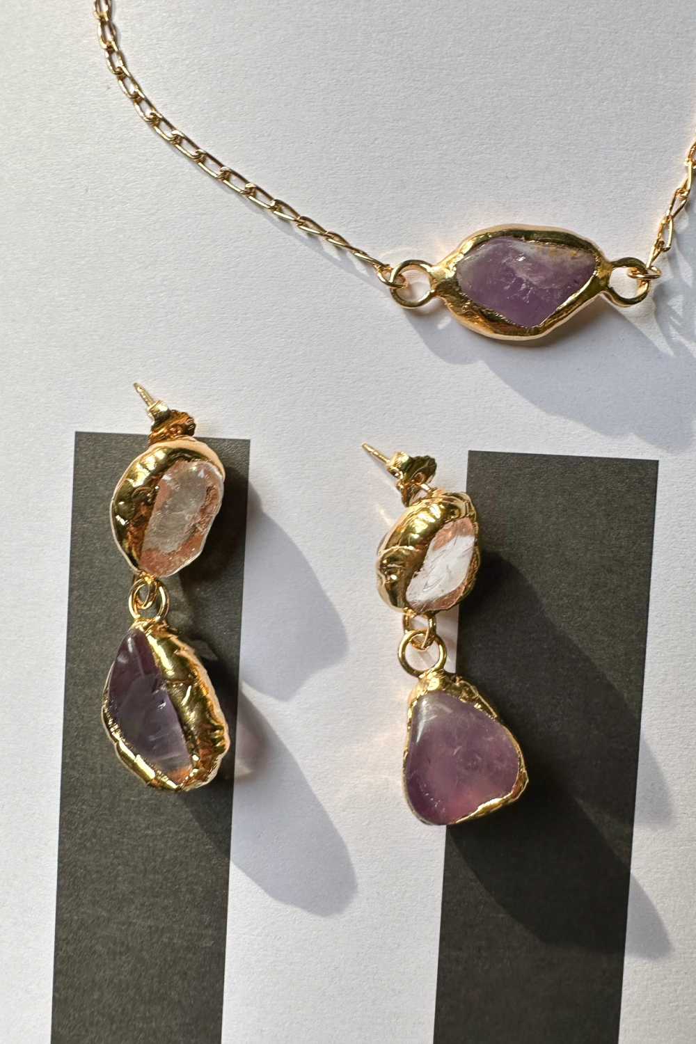 Amethyst Chakra Necklace - Tea & Tequila