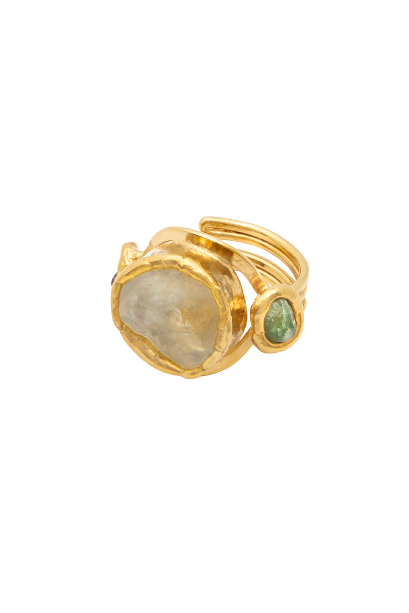 Citrine Protection Ring - Tea & Tequila