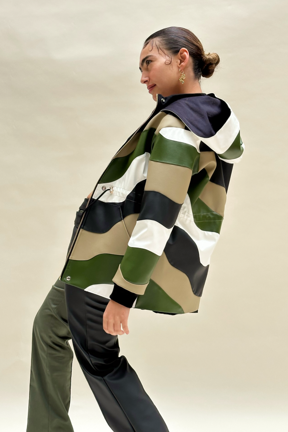 Squiggle Coat - Tea & Tequila