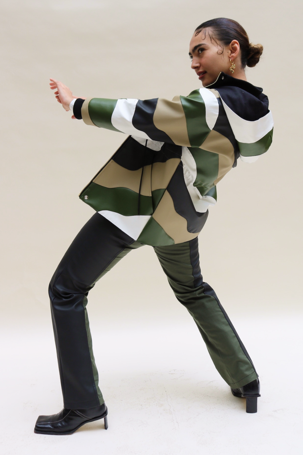 Squiggle Coat - Tea & Tequila
