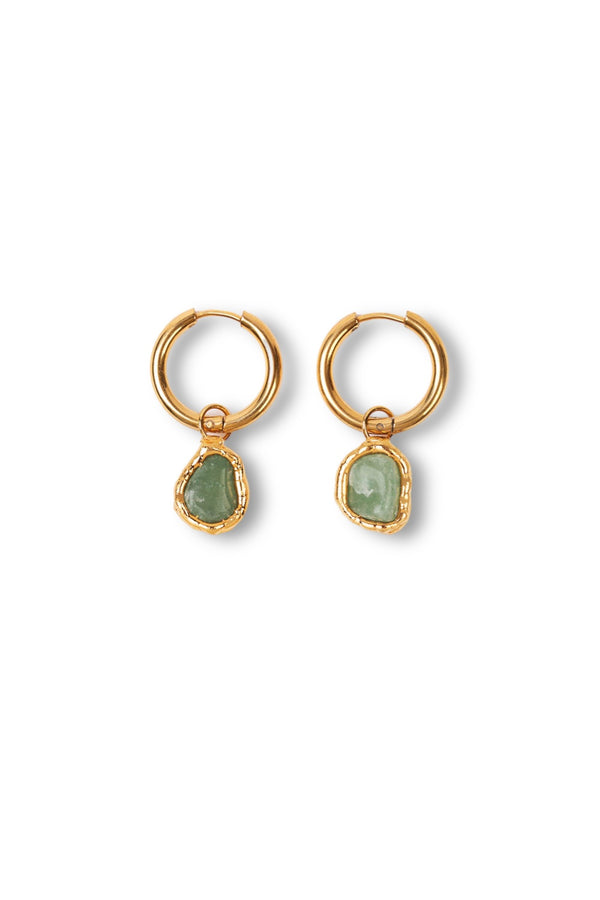 Jade Hoops - Tea & Tequila