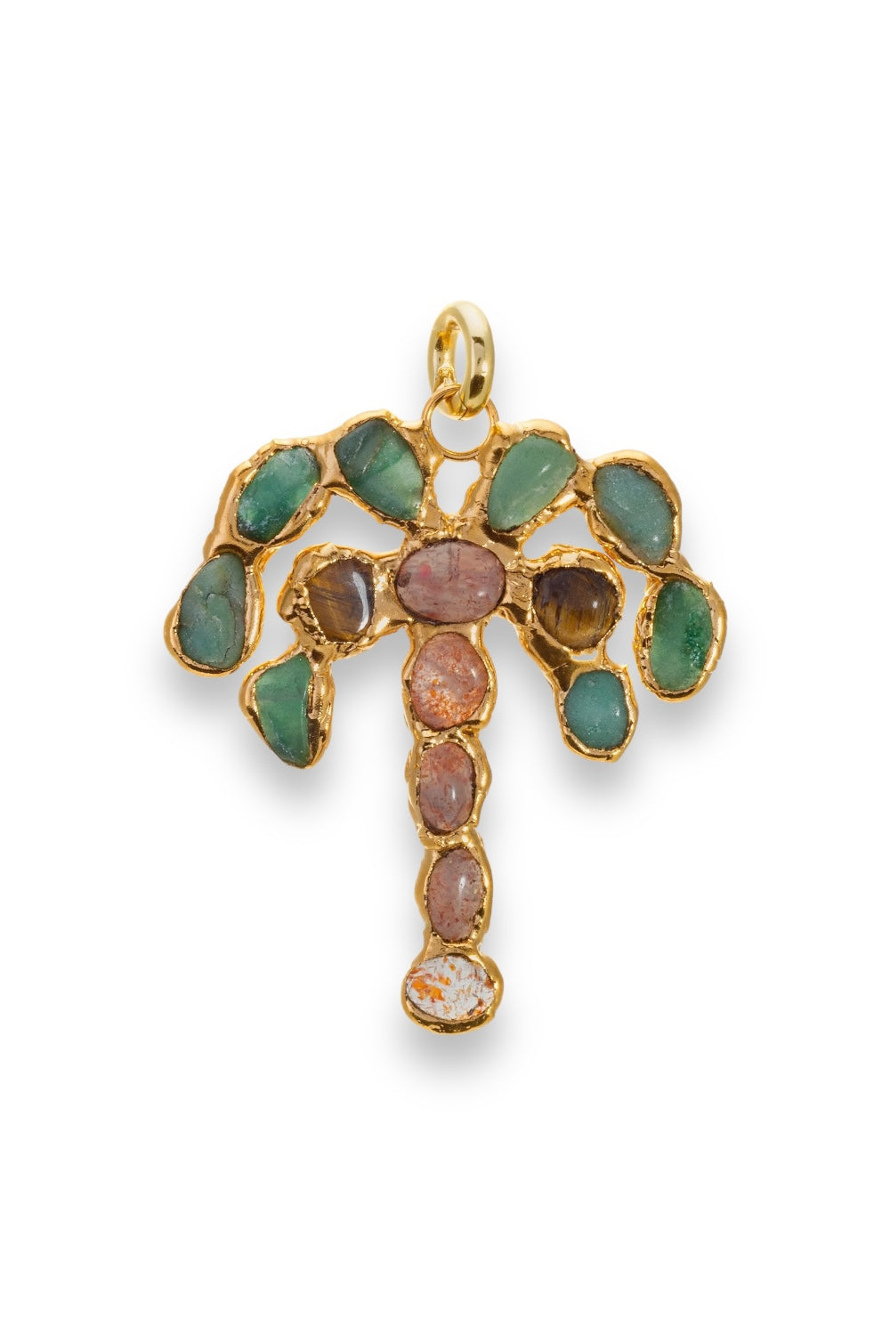 Palmera Charm in Gold