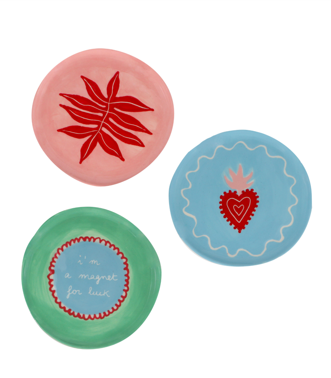 Tea and Tequila X Laetitia Rouget Set of 3 Jewellery Plates