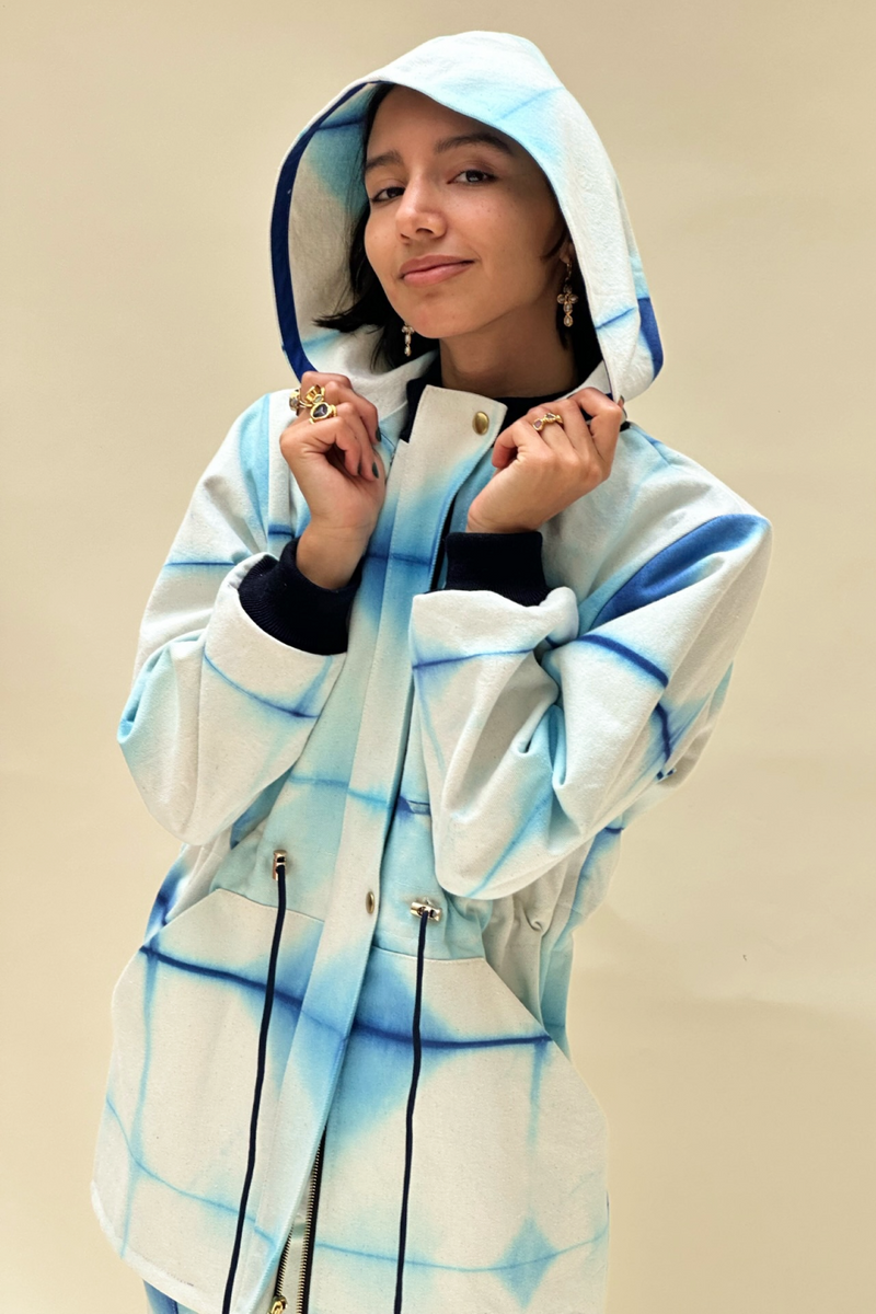 Shibori Dye Jacket - Tea & Tequila