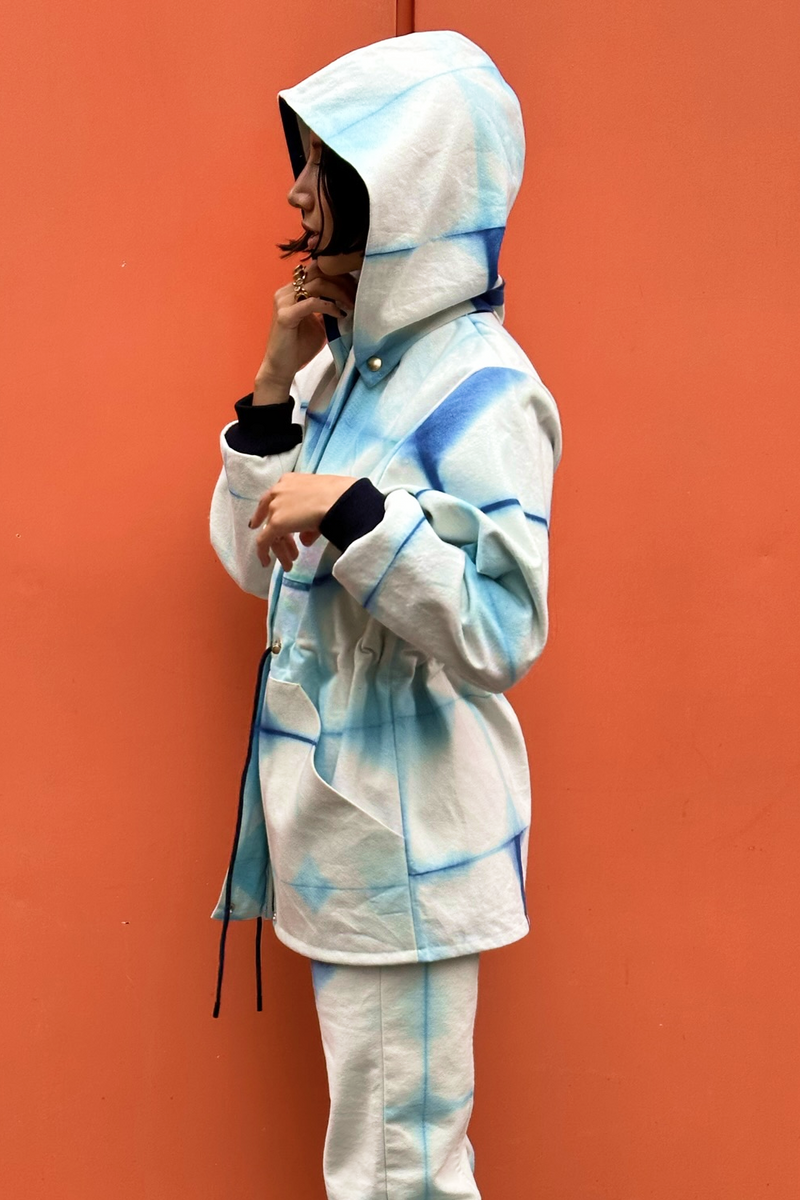 Shibori Dye Jacket - Tea & Tequila