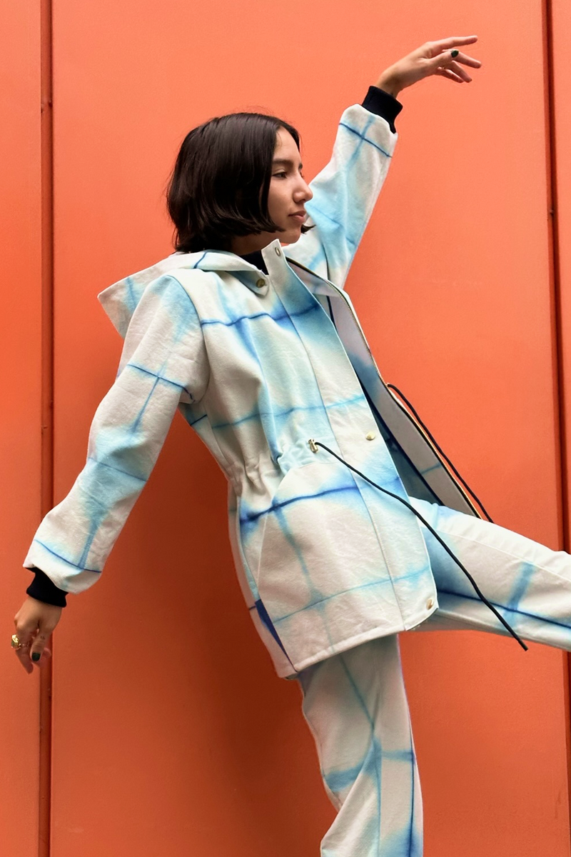 Shibori Dye Jacket - Tea & Tequila