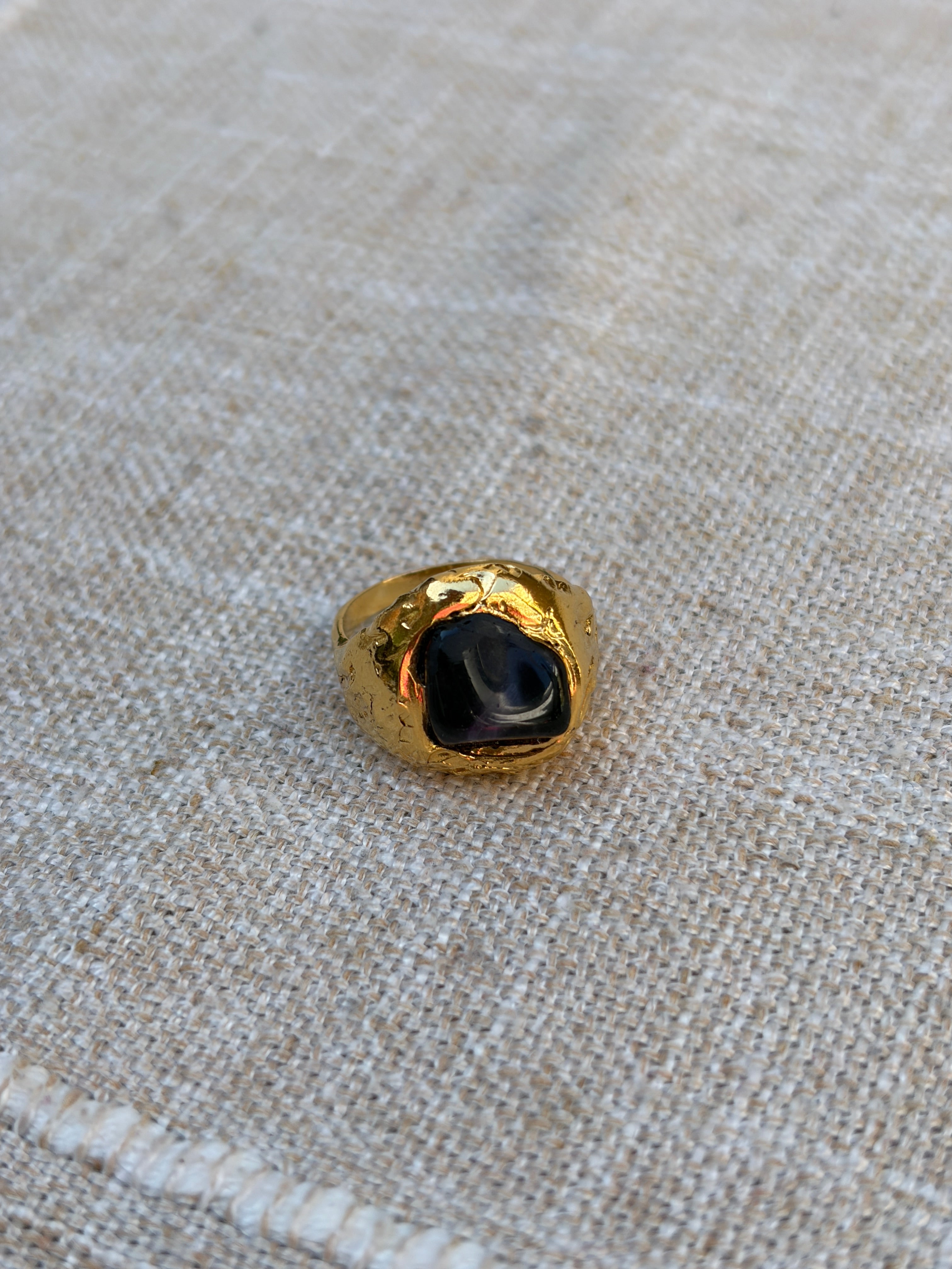 Amethyst Gold Ring