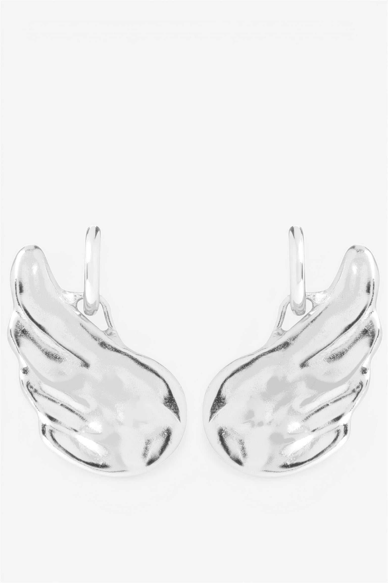 Angelita Hoop Earrings in Silver