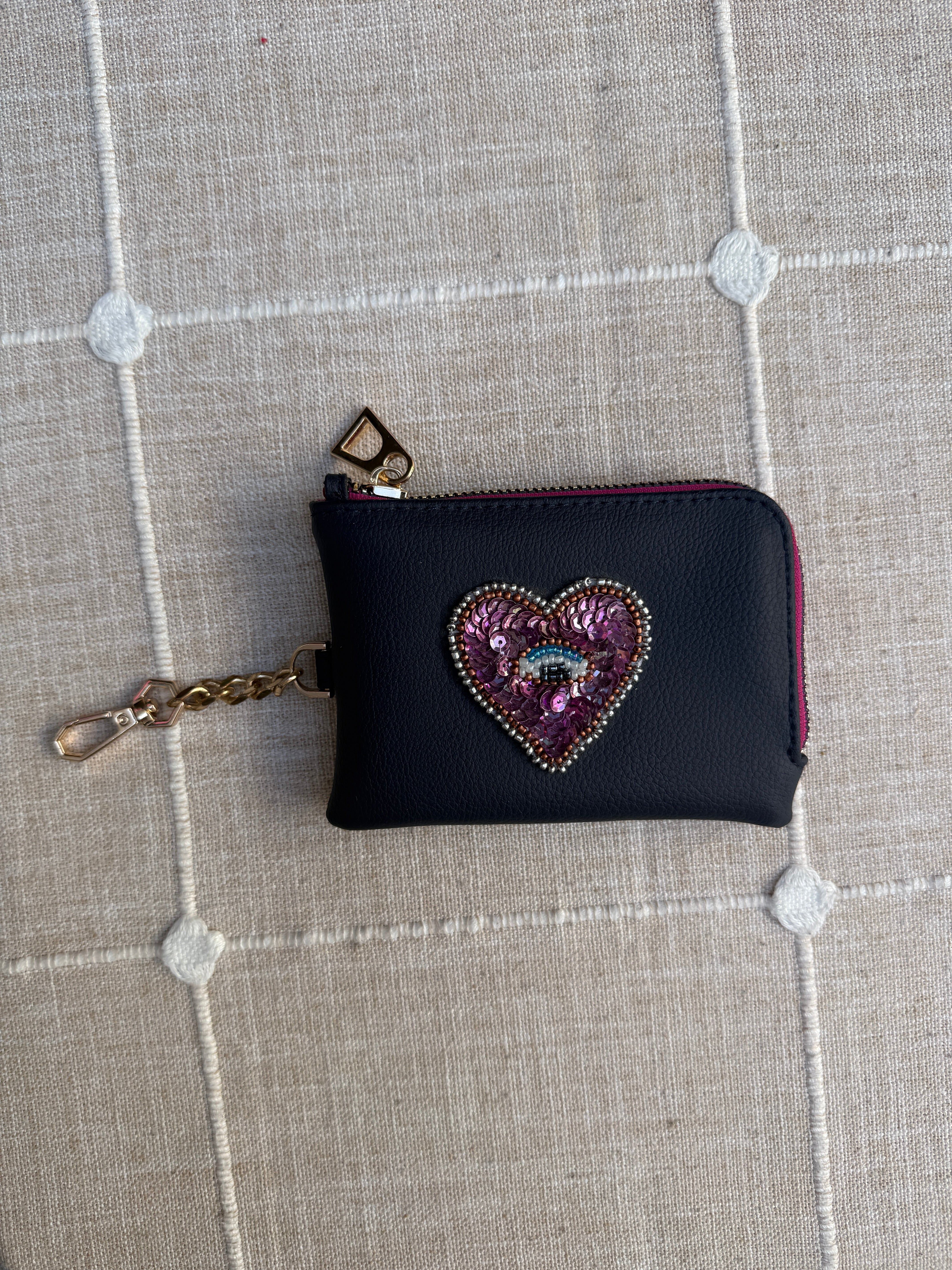 Black Heart Purse