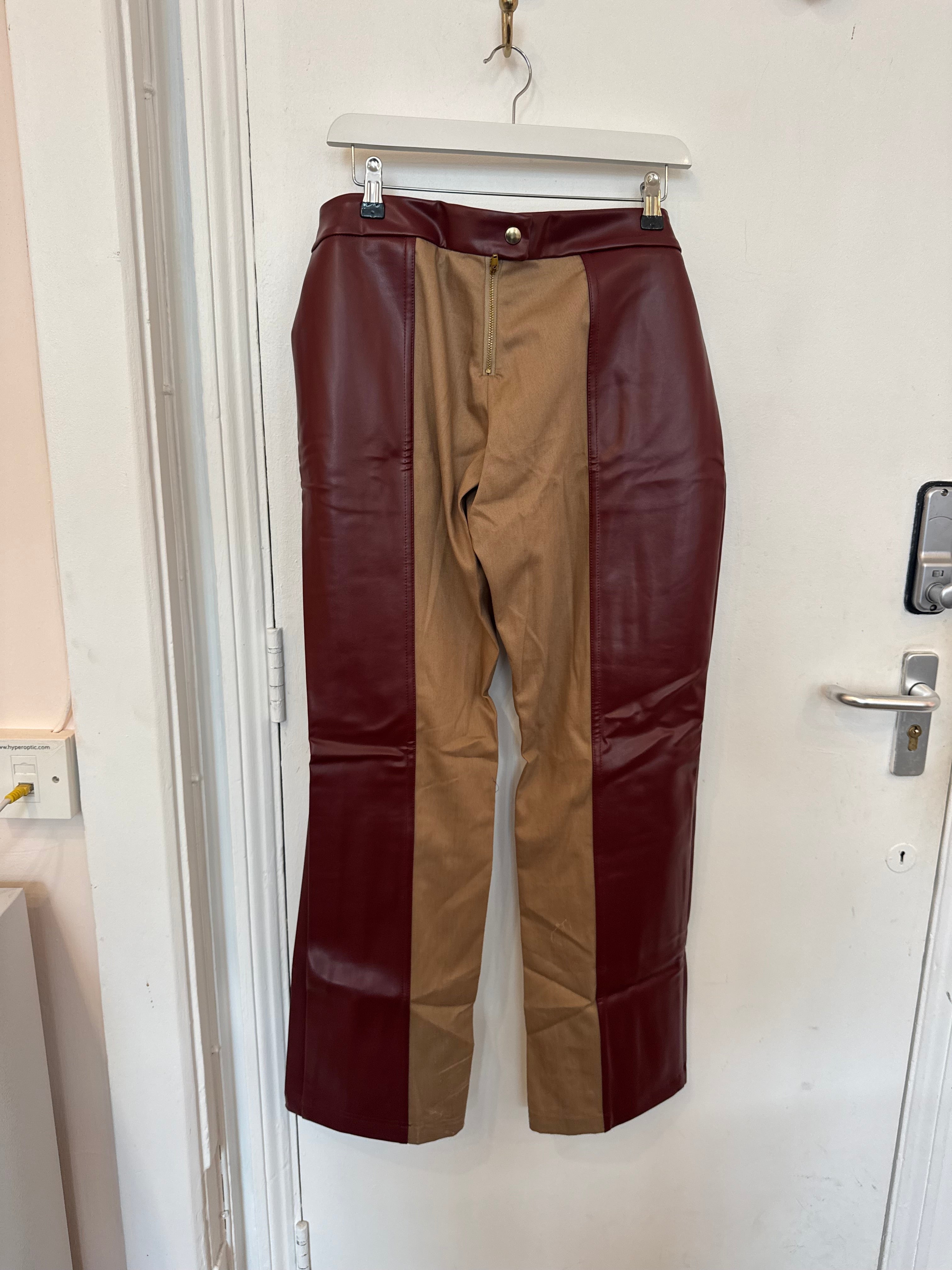 Brown and Maroon Trousers
