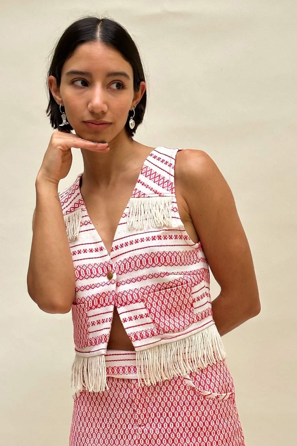 Cereza Tassel Top
