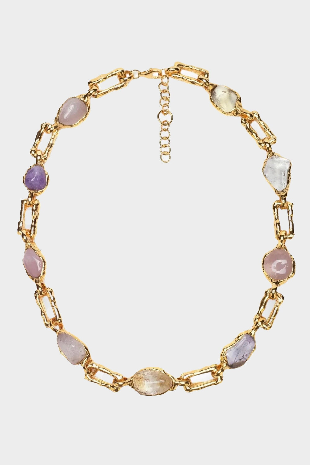 Chunky Love Chain Necklace in Gold