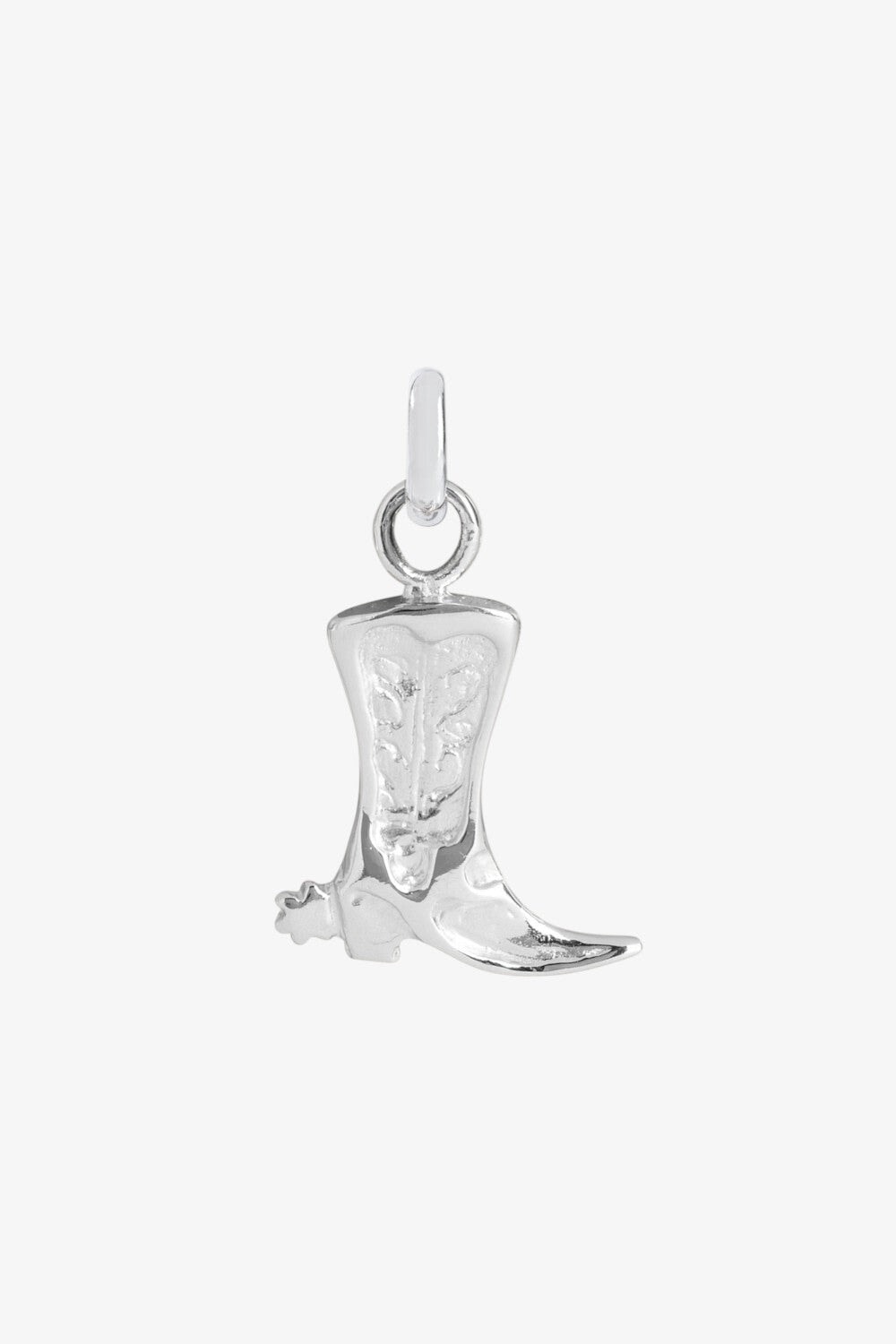 Cowboy Boot Charm in Silver