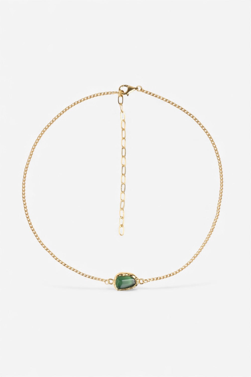 Crystal Chakra Necklace in Gold