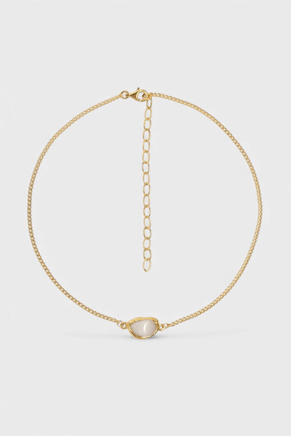 Crystal Chakra Necklace in Gold