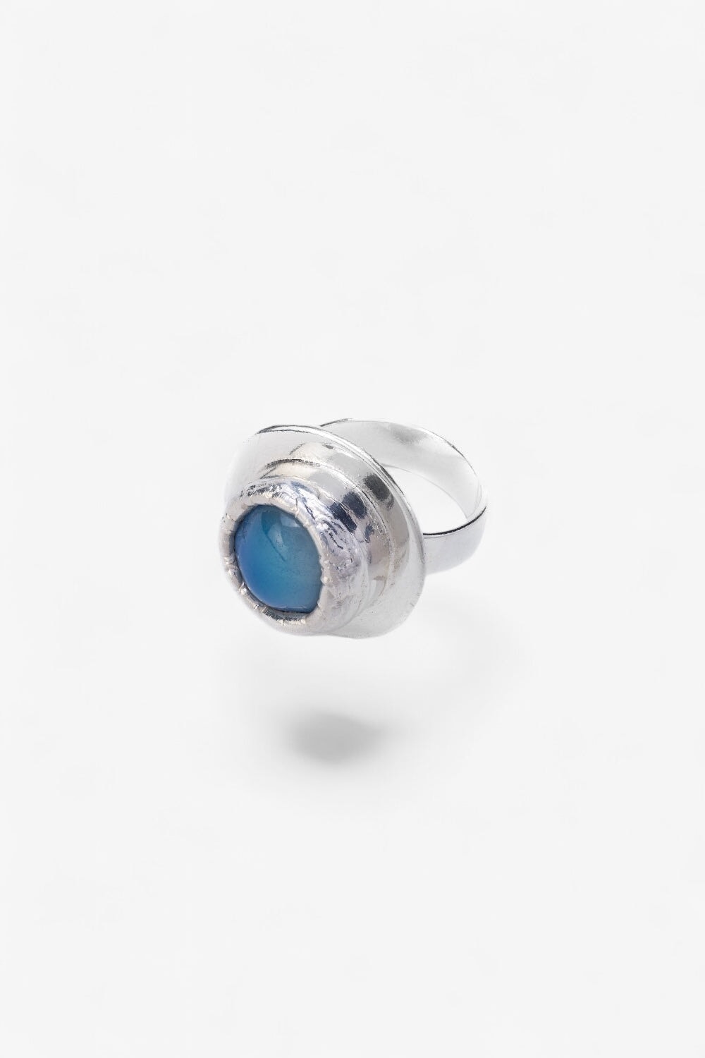 Crystal Planet Ring in Silver
