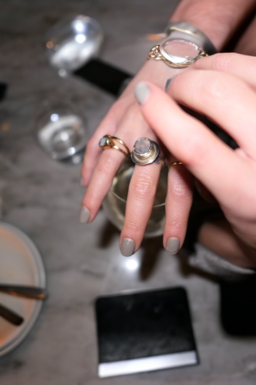 Crystal Planet Ring in Silver