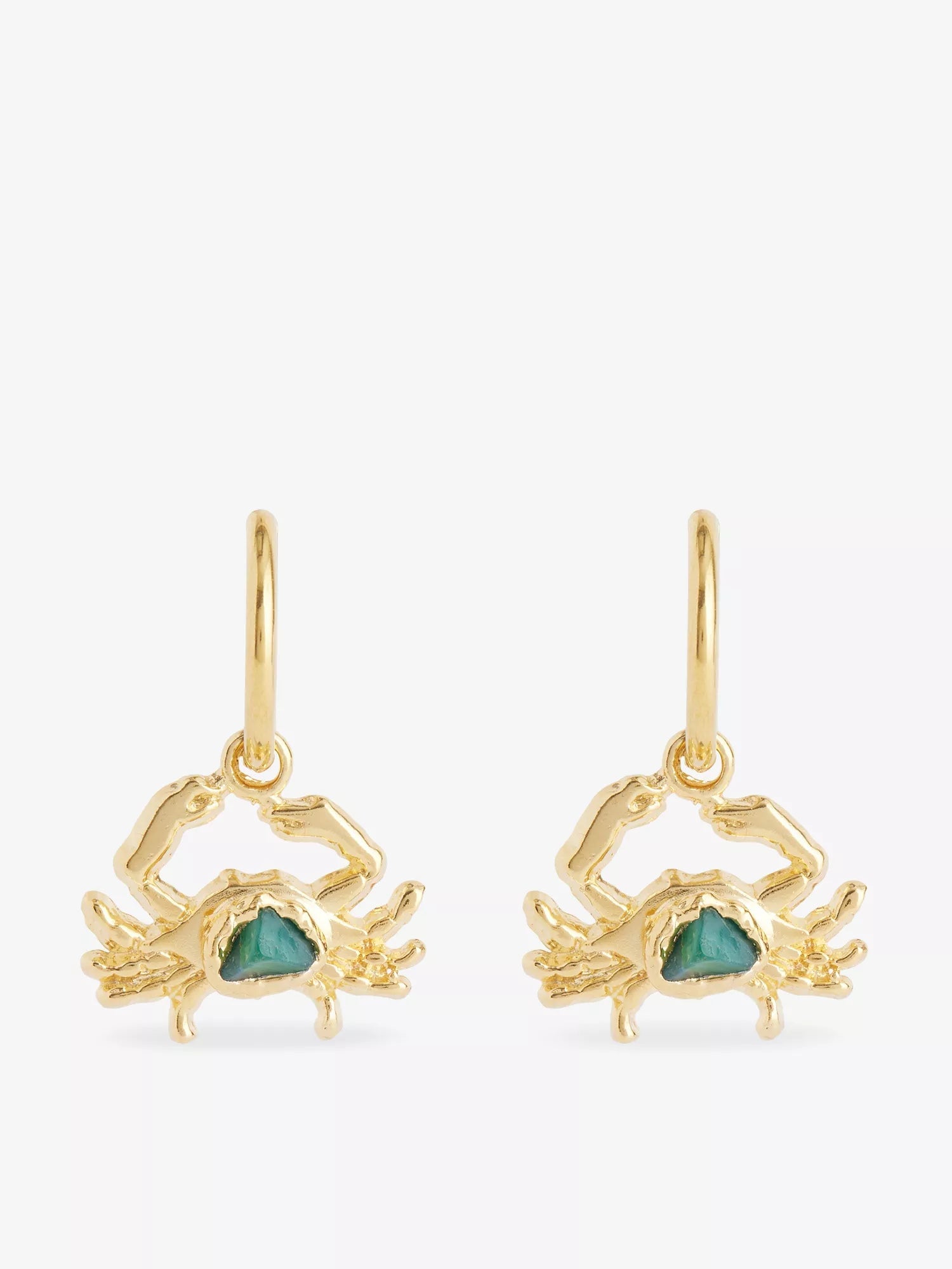 Gemstone Crab Hoops