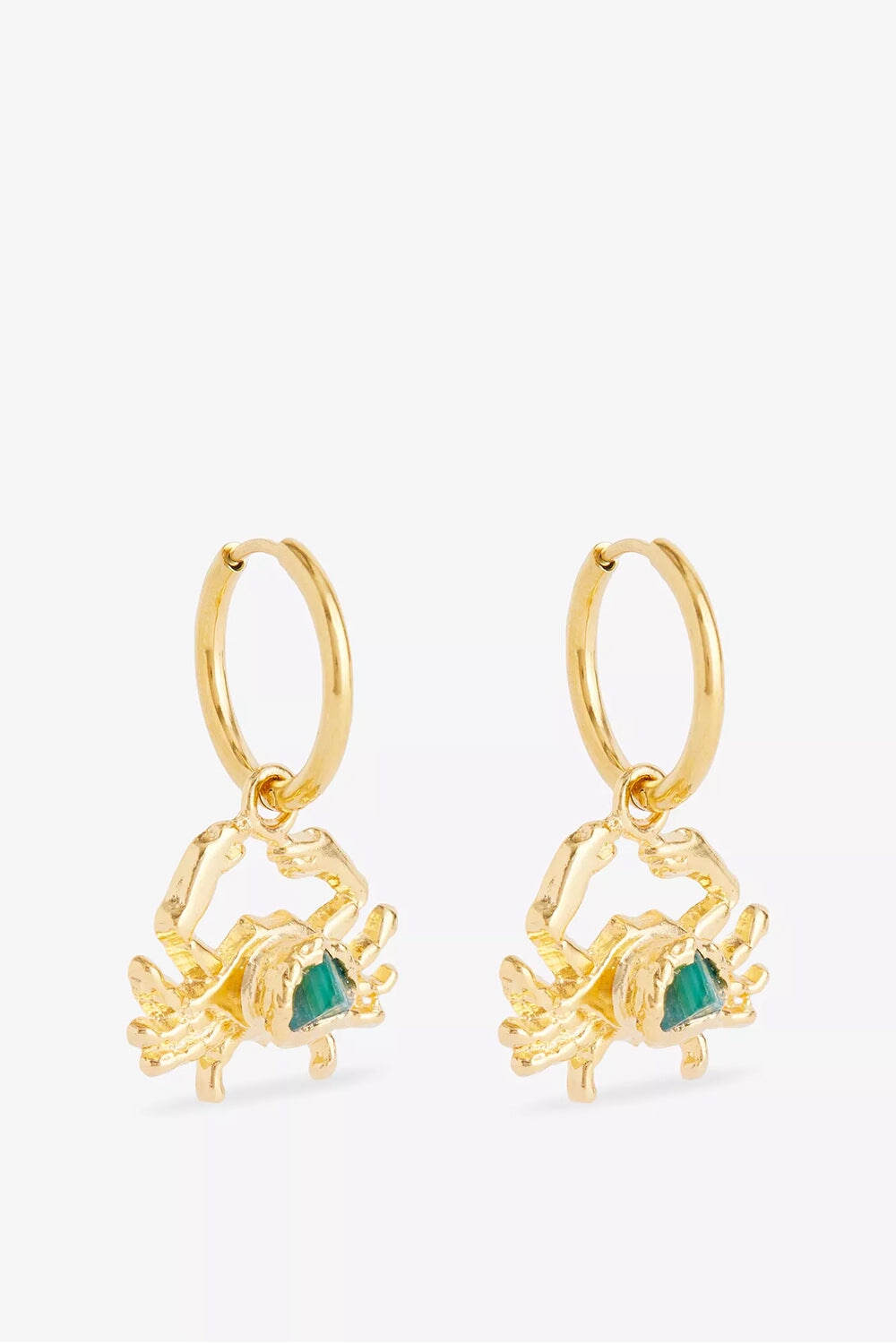 Gemstone Crab Hoops