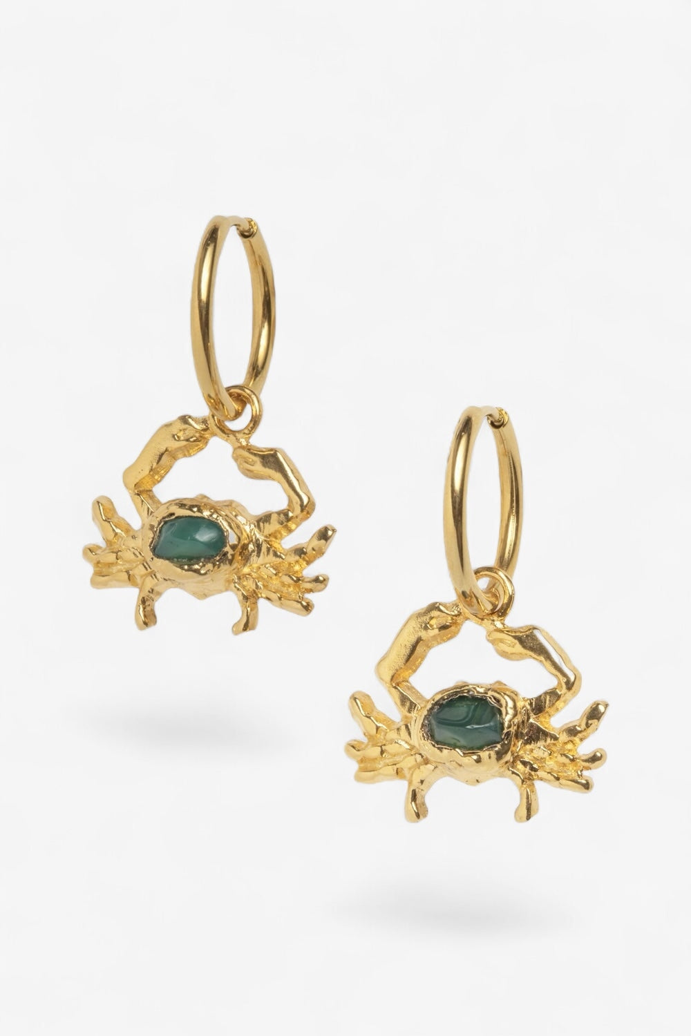 Gemstone Crab Hoops