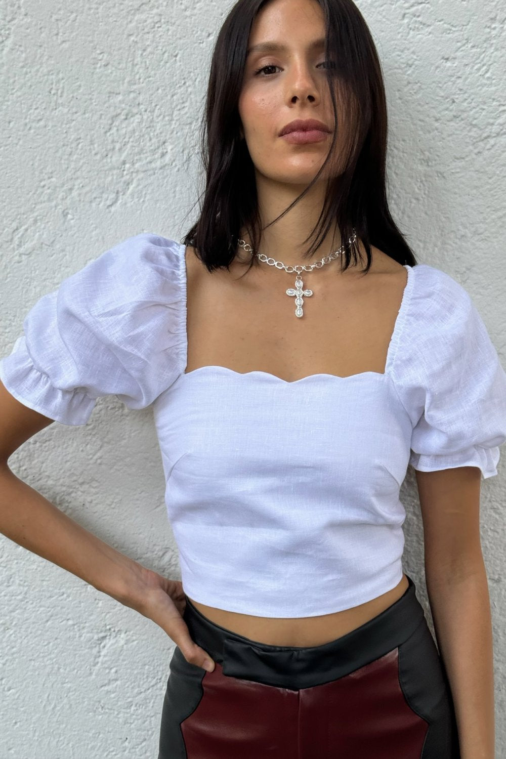 Girasol Linen Top