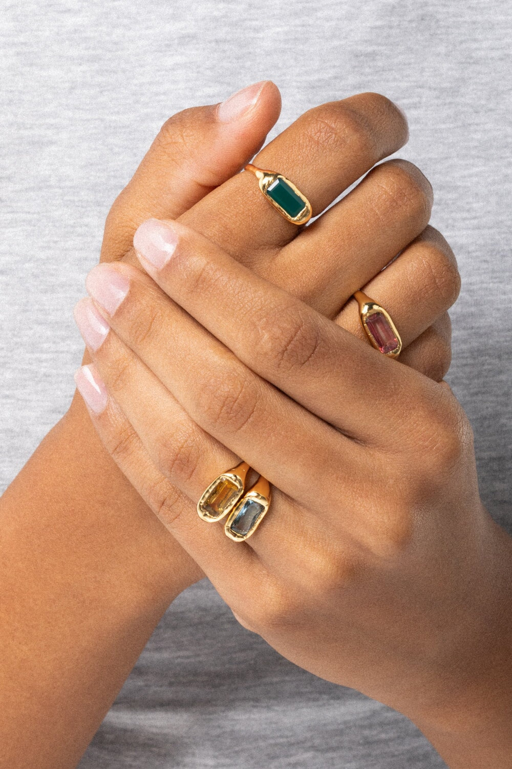 Lava Bar Ring Citrine