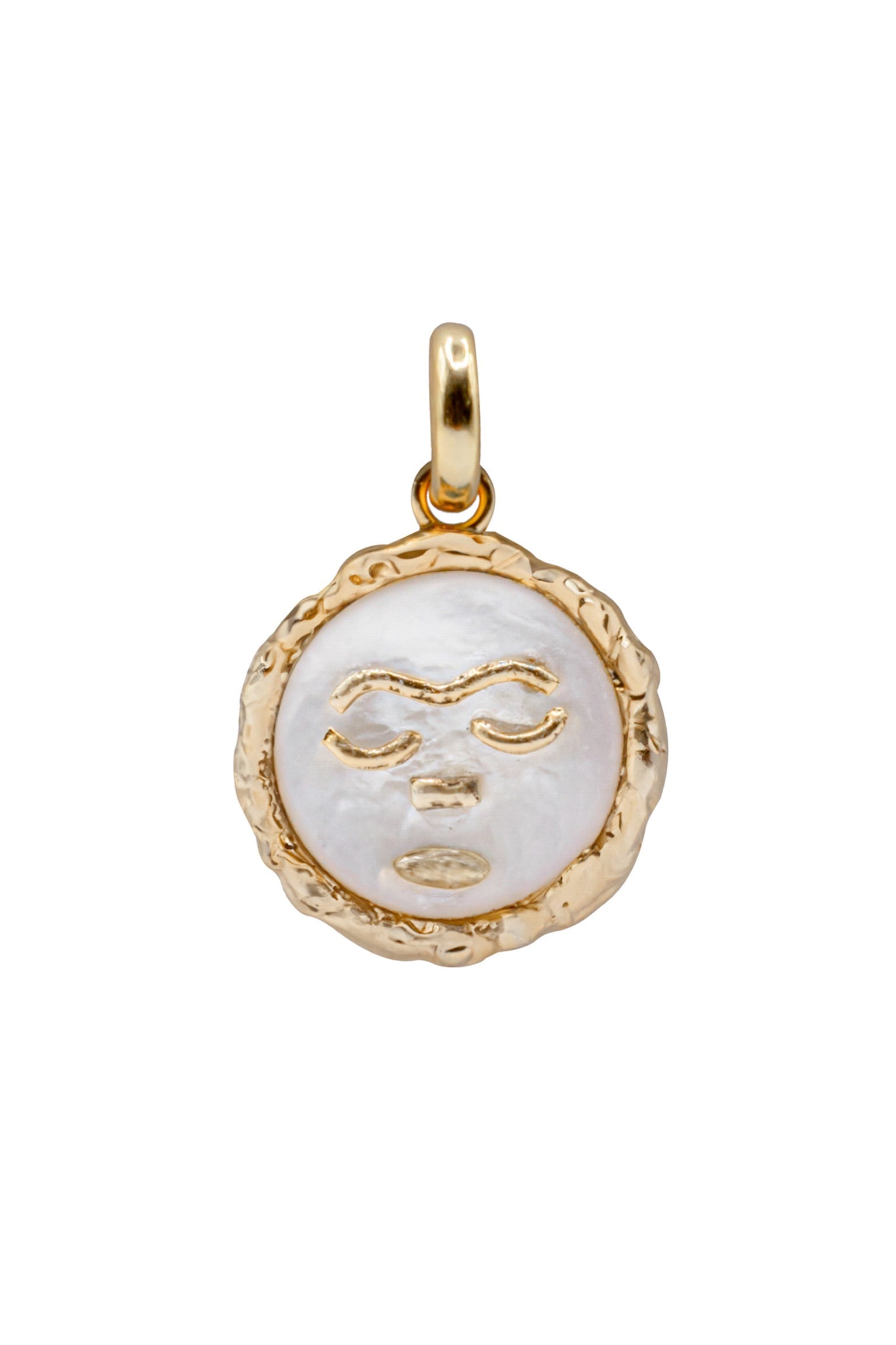 Luna Llena Charm in Gold