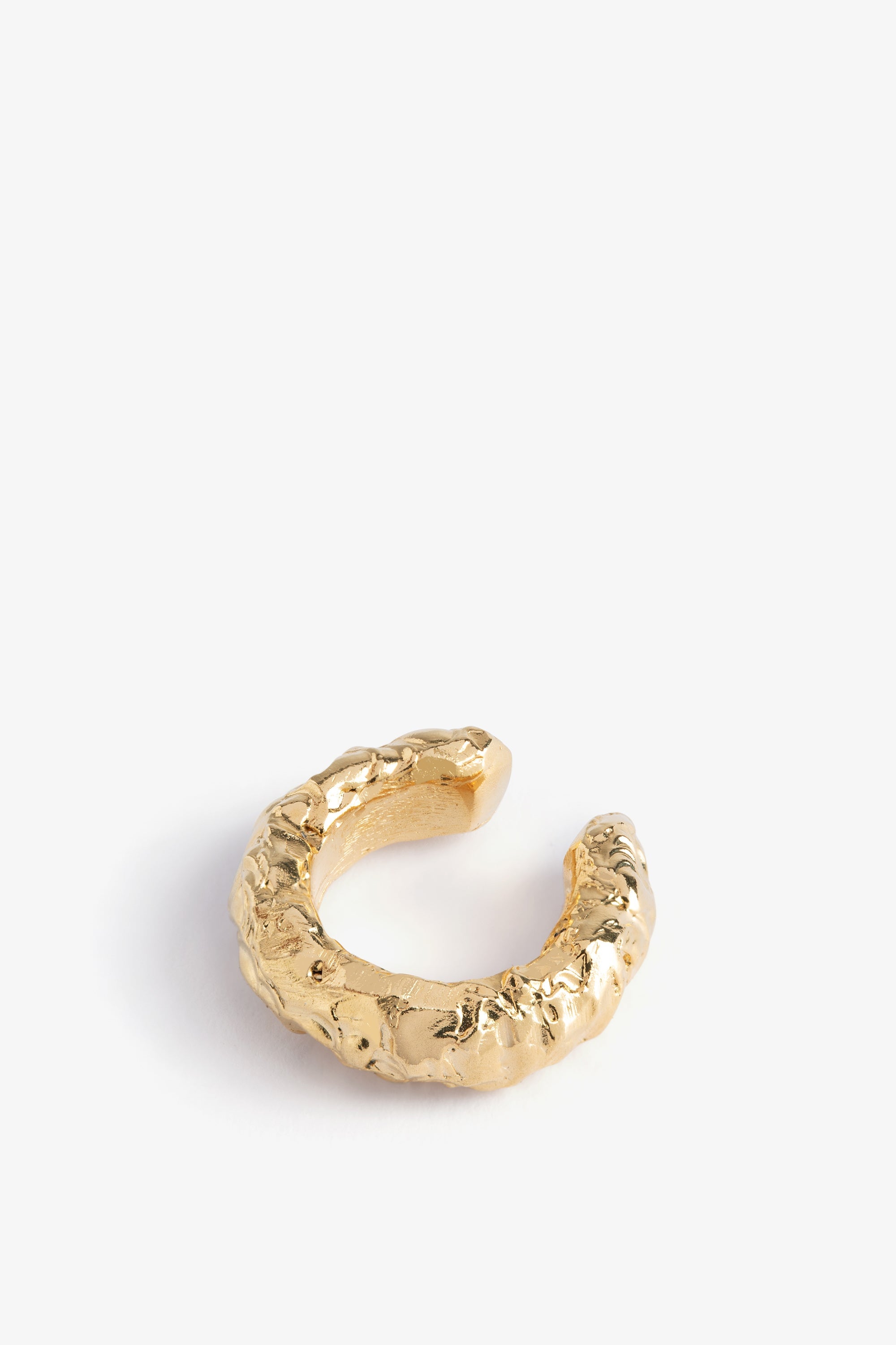 Molten Ear Cuff in Gold